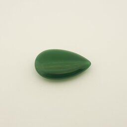 نگین یا پلاک سنگ عقیق سبز رنگ تراش اشکی یا اشک کد ج300 مناسب ساخت زیورالات بدلیجات نقره گردنبند