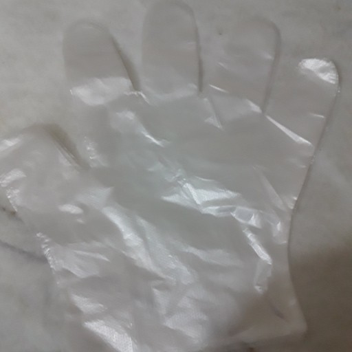 دستکش یکبار مصرف پلاستیکی طوفان