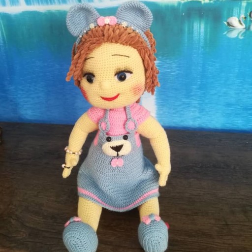 عروسک سوفیا
سفارشات با رنگ های مختلف  و مدل مو دیگه پذیرفته می‌شود