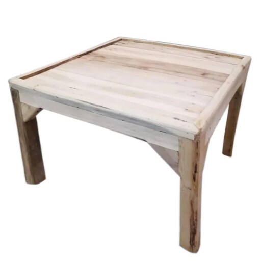 میز کرسی چوبی مدل افرا  ابعاد 80 در 80در 50