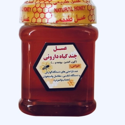 عسل چند گیاه(450 گرمی) با ساکارز پایین