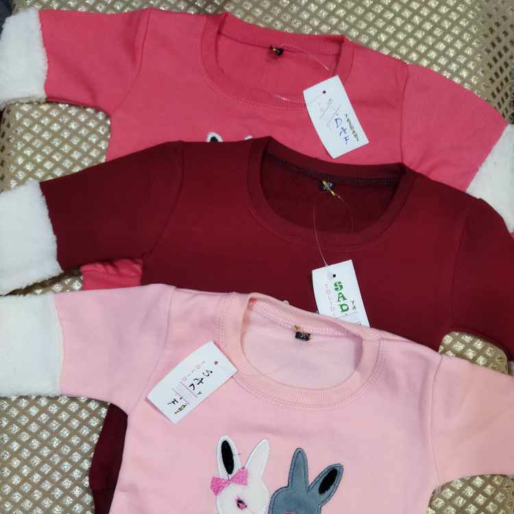 بلوز شلوار دخترانه تو کرک سایز 30_35 