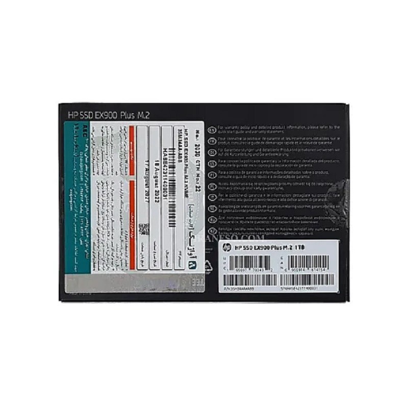 هارد SSD لپ تاپ 1 ترابایت اچ پی M.2 NVME 2280-EX900 Plus گارانتی آواژنگ