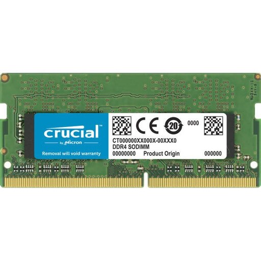 رم لپ تاپ DDR4 2666 مگاهرتز CL19 کروشیال ظرفیت 16 گیگابایت