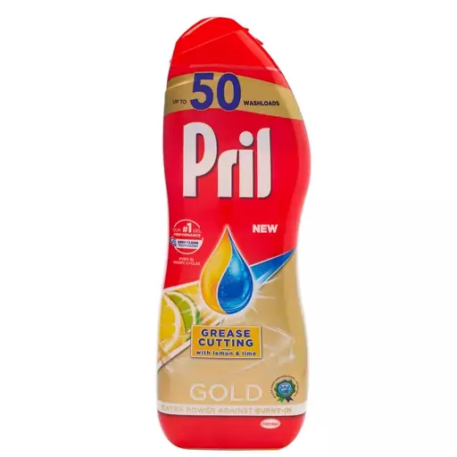 ژل ظرفشویی پریل ـ 900 میلی لیتر - 50 بار شستشو - Pril- شستشوی فوق العاده