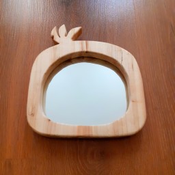 آینه اناری چوبی (دستساز)