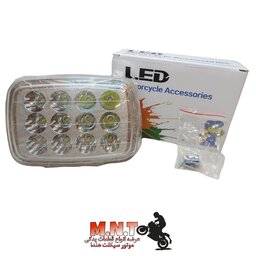 چراغ جلو موتور سیکلت 12 LED بازه مناسب برای هندا و طرح هندا