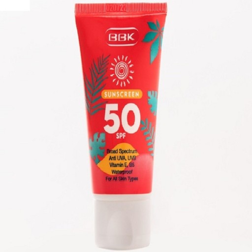 کرم ضد آفتاب ببک spf50 بژ طبیعی