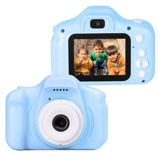 دوربین عکاسی و فیلم براداری کودک آکسون AX6062 در رنگ های آبی و سبز و قرمز