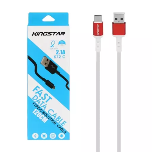 کابل تبدیل USB به USB-C کینگ استار مدل K72 C طول 120 سانتی متر