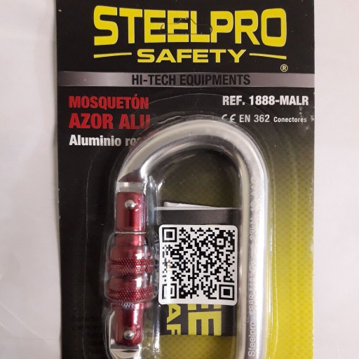 کارابین پیچی آلومینیومی SteelPro Safety مدل AZOR ALU (کد MALR-1888)