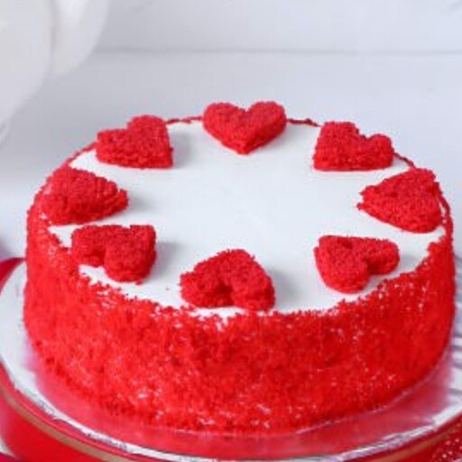کیک ردولوت خانگی با بهترین کیفیت  مخصوص روز ولنتاین و جشنهای دیگر قابل سفارش با وزن دلخواه شما