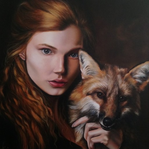 دختر و روباه