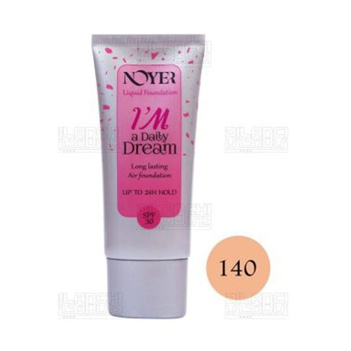 کرم پودر نویر نرمال تیوپی با 30درصد ضد آفتاب SPF30 شماره 140