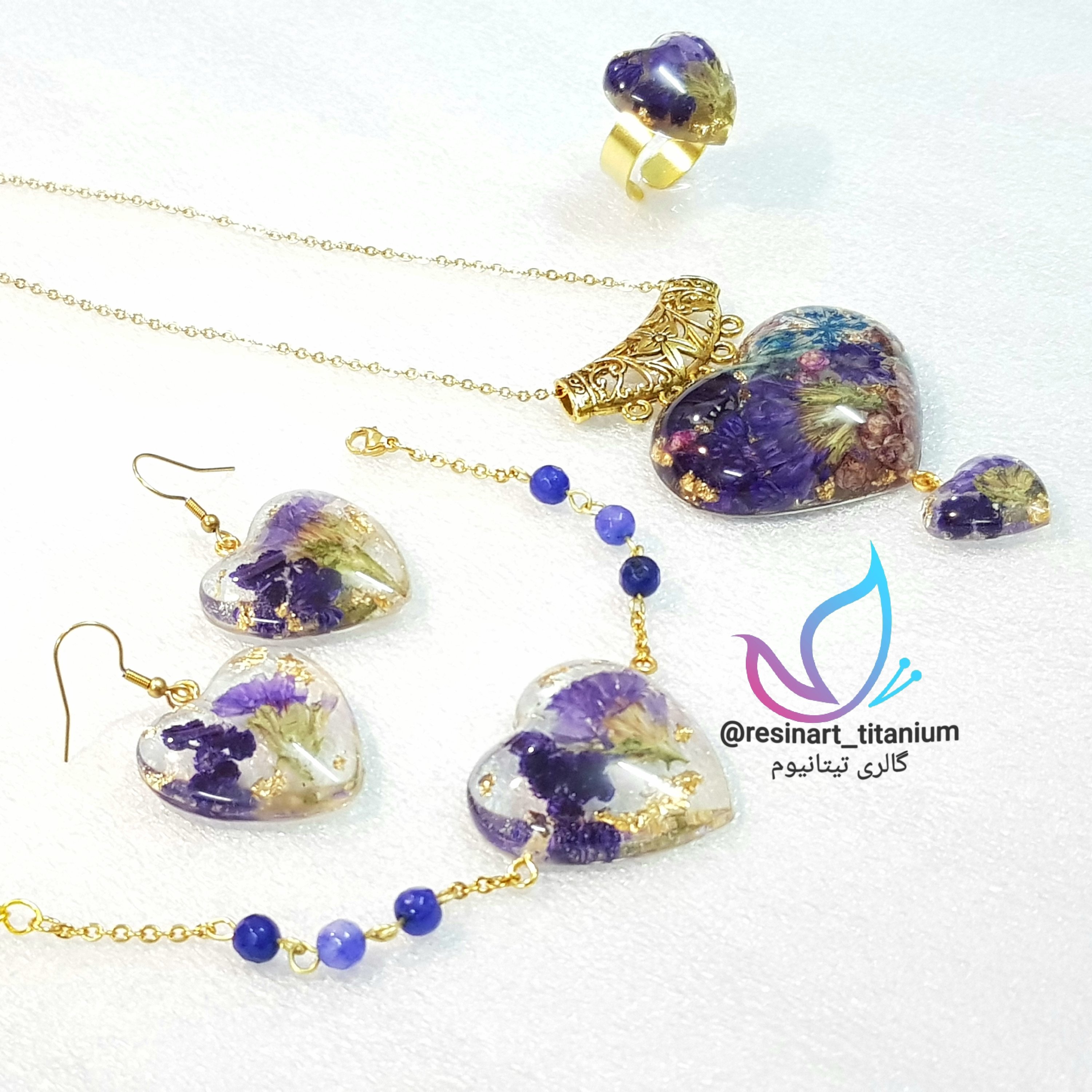 سرویس گلدار طبیعی