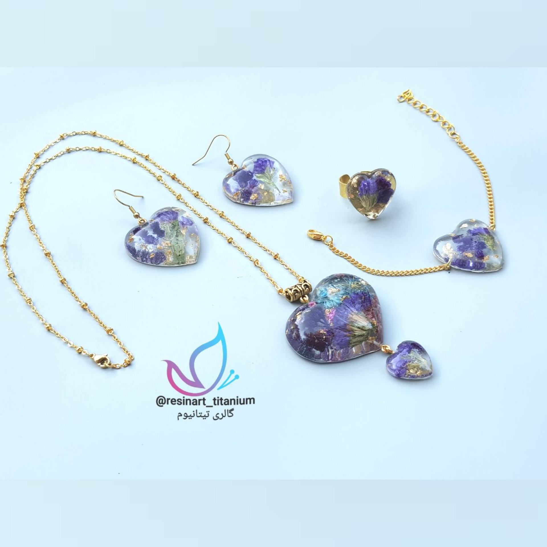 سرویس گلدار طبیعی