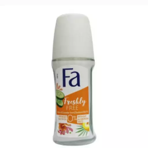 رول ضد تعریق زنانه فا مدل Freshly Free حجم 50 میلFa Freshly Free Roll On Deodorant 50 ml