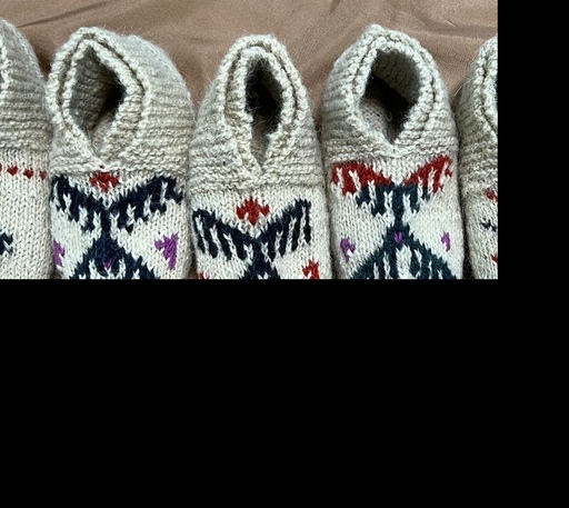 پاپوش جوراب پشم طبیعی گرم کننده زمستانه و مناطق کوهستانی و سردسیر -کادو روز مادر با ارسال رایگان