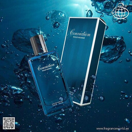 عطر ادکلن مردانه دیویدوف کول واتر فراگرنس ورد کانویکشن Fragrance World Davidoff