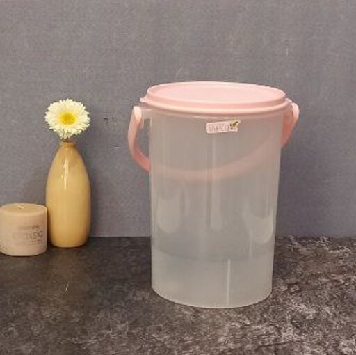 سطل شفاف 5 لیتری از برند معتبر تاپکو  با کیفیت بالا و مقاوم تهیه شده از مواد نو 