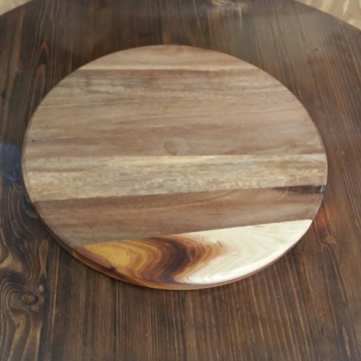 تخته کار دایره ای ساده ساخته شده از چوب گردو برند چوبینکس