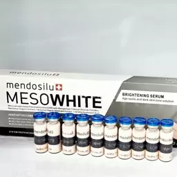 کوکتل کرم پودری مزووایت رنگ روشن 5 میل mendosilu Mesowhite