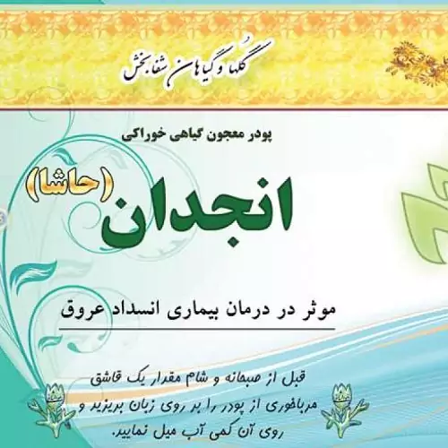 پودر معجون گیاهی خوراکی انجدان شفا بخش 