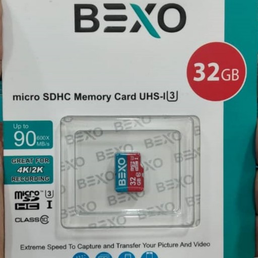 کارت حافظه‌ microSDHC بکسو کلاس 10 استاندارد UHS-I U3 سرعت 90MBps