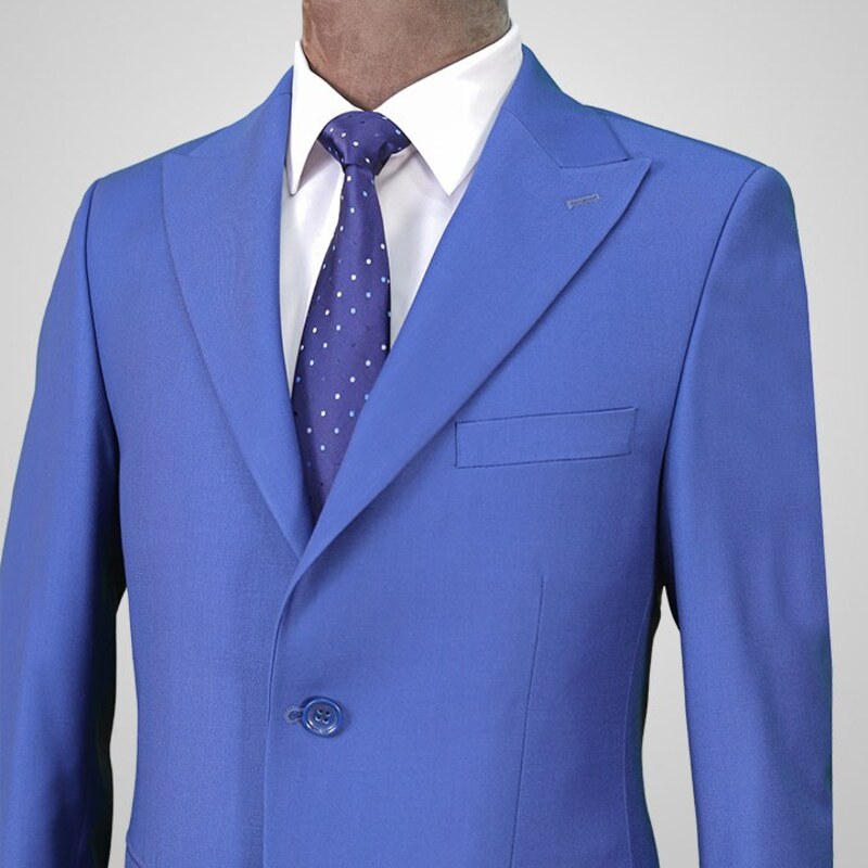 کت و شلوار مردانه رنگ آبی