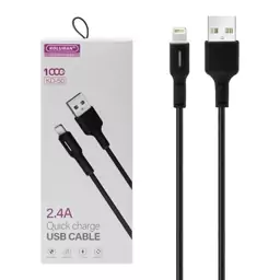 کابل تبدیل USB به MICROUSB کلومن مدل DK - 50 طول 1 متر مشکی