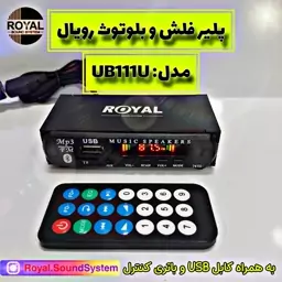 پلیر فلشخور و بلوتوث دار با تغذیه USB