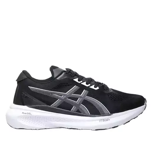 کتونی مردانه اسیکس رانینگ مشکی سفید asics