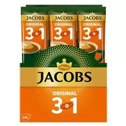 قهوه فوری جاکوبز طعم اورجینال3در1 jacobs بسته 24عددی