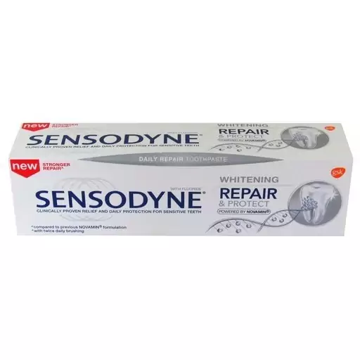 خمیردندان ترمیم کننده سنسوداین Sensodyne Repair and Protect حجم 75 میلی لیتر