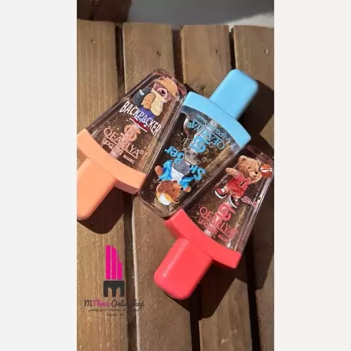 برق لب شاین طرح خرس قهرمان برند MAGIC LIPGLOSS