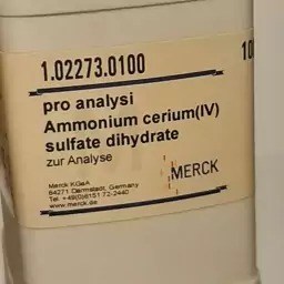 آمونیوم سریم سولفات دی هیدرات 102273 (100 گرم) مرک Ammonium cerium (IV) sulfate dihydrate ammonium cerium(IV)sulfate dih