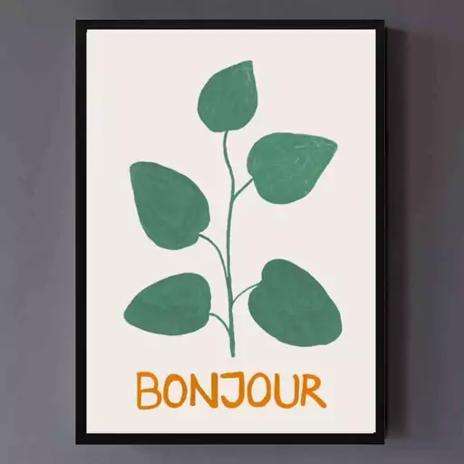 تابلو آتا مدل Bonjour Botanicu کد 248901751