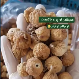 انجیر خشک استهبان سایز متوسط رنگ معمولی یک کیلویی