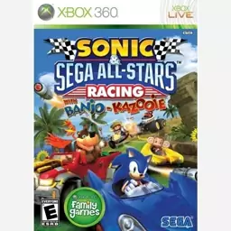 بازی sonic sega all stars race برای xbox360 (پس کرایه) 