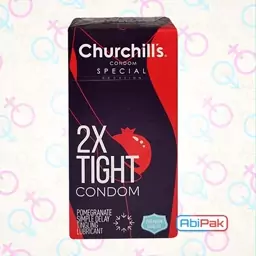 کاندوم چرچیلز مدل 2x Tight بسته 12 عددی (پنج تا بخر ششمی اشانتیون)