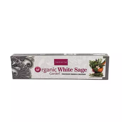 عود اورگانیک مریم گلی (White Sage) برند ناندیتا 50گرمی