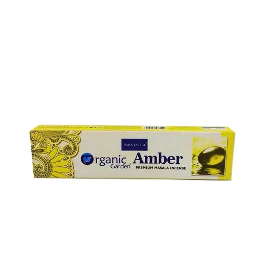 عود دست ساز اورگانیک عنبر (Amber) برند ناندیتا 50گرمی