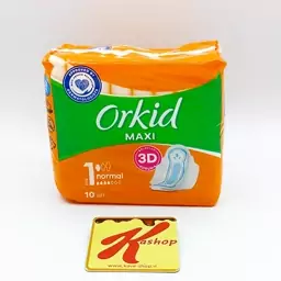 نوار بهداشتی ارکید مدل MAXI سایز NORMAL بسته 10 عددی orkid

