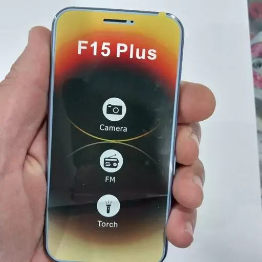 گوشی F15 plus دکمه ای آیفون اف پانزده پلاس 3sim