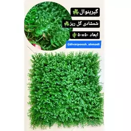 گرین وال (دیوار سبز) شمشاد گل ریز 50در50 cm (پس کرایه)