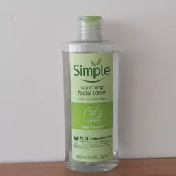 تونر سیمپل Simple مدلsoothing facial toner(اصل)