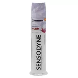 خمیردندان پمپی سنسوداین SENSODYNE مدل Sensitivity Gum برای دندان های حساس حجم 100 میل