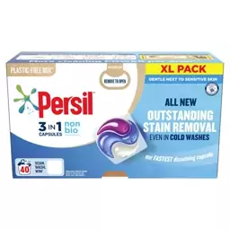 قرص ماشین لباسشویی هلندی پرسیل مدل Persil 3 In 1 Non Bio بسته 40 عددی