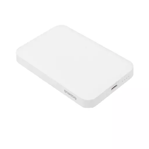 پاوربانک (PD و فست شارژ) Baseus 20W 5000mAh مدل Magnetic Mini Wireless PPCXM05 - سفید (گارانتی آونگ)