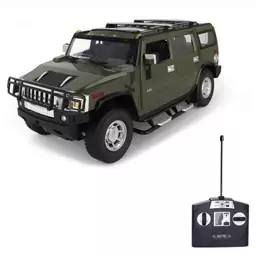 اسباب بازی ماشین کنترلی شارژی جیپ سبز مقیاس مدل RC Cars Hummer H2